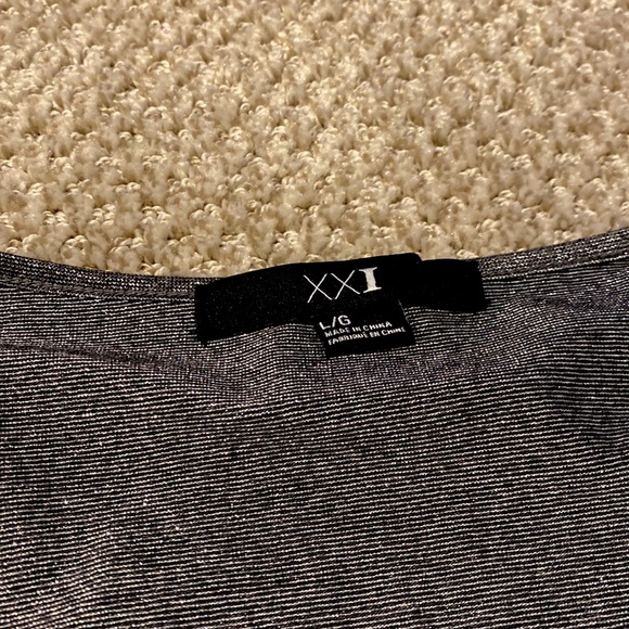 Forever 21 Sparkly Ruched Dress - Picture 2 of 4